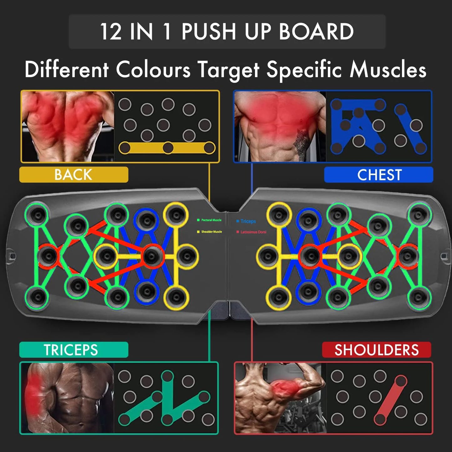 9 in 1 Multifunctional Push Up Board