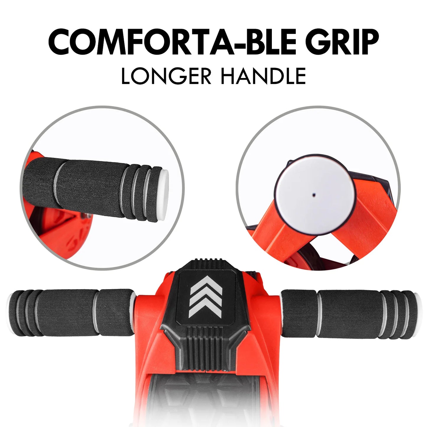 Ab Wheel Roller Automatic Rebound with Knee Pad Mat